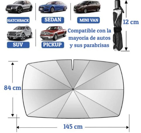 Suncar: Parasol Anti calor