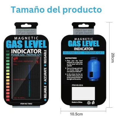 Indicador nivel de gas