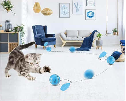 PELOTA INTERACTIVA PARA GATOS